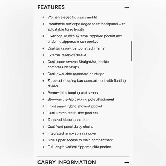 Osprey kyte 46 - Picture 5 of 5